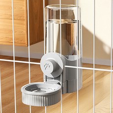 掛式飲水器 紳士灰, 貓咪適用, 1個