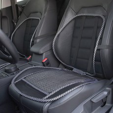 XFIT 網眼透氣椅背墊款, 黑色, 1個