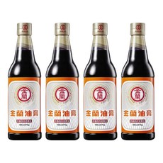 金蘭油膏，經典台灣味，590ml，讓料理呈現誘人的醬色和濃郁的醬香, 4瓶