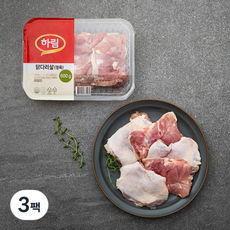 하림 닭다리살 (냉장), 600g, 3팩