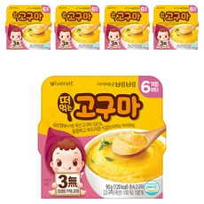 Ivenet Bebe 孩童蔬果泥, 地瓜口味, 90g, 5個