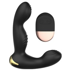 LILO 來樂 VIBRATOR WE LOVE 遙控 + 10段變頻按摩棒, 黑色, 1個