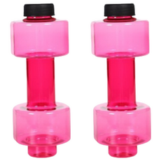 12라운드 무게조절 휴대용아령 핑크 500ml, 2개, 82g