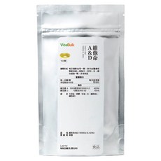 VitalBulk 維他命 A&D, 100顆, 1包