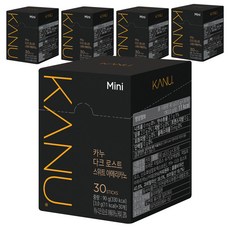 카누 다크 로스트 스위트 아메리카노 미니 커피믹스, 3g, 5개, 30개입