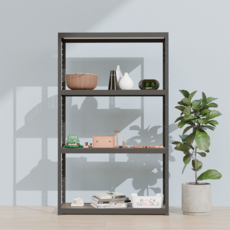 랙셈블 국내 제조 선반, 블랙, 4단