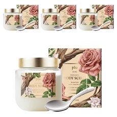 plu 香氛海鹽身體磨砂膏 木質花語, 4個, 500g