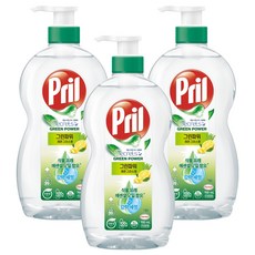 프릴 시크릿 오브 그린파워 주방세제 레몬 그라스향, 700ml, 3개