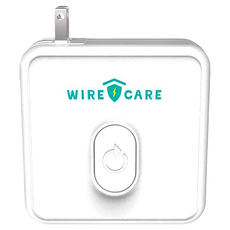 正德防火 WIRECARE 宅電防護員 插座檢測器, 台灣規格, 可摺疊收納, 1台