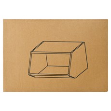 MAMORU 玩具櫃 經典高雅 斜口設計輕鬆拿取 堅固耐用, 仿木色, 1個