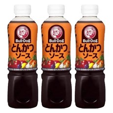 불독 돈까스 소스, 500ml, 3개