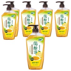 OP 茶酚淨洗潔精 檸檬茶萃, 1kg, 6瓶