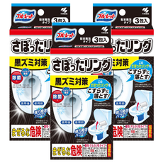 小林製藥 BLUELET 馬桶水窪邊去污清潔粉, 120g, 3盒