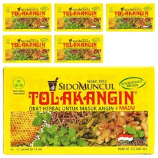 SIDOMUNCUL 蜂蜜薄荷風味調味飲品 (12入), 180ml, 6盒