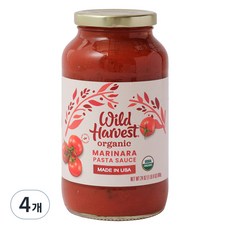 Wild Harvest 馬里納拉義大利麵醬, 4個, 680g
