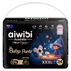 aiwibi 愛薇彼 安撫魔法褲型尿布, 3XL, 34片