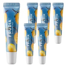 FRUDIA 確認過嘴唇 蜂蜜芒果柔嫩唇膜, 水果籽油, 神經毓胺, 溫和角質調理, 6條, 1入