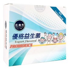 張國周 優格益生菌 3g, 30包, 1盒