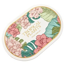 月夕花晨 B01升級版防霉可水沖軟式珪藻土吸水速乾防滑地墊 門口/浴室/廁所/廚房/玄關, 1個, 40 x 60cm