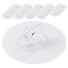 Living Home Detail 超強力無痕掛鉤 魔術掛鉤 LHD 014, 透明, 20個