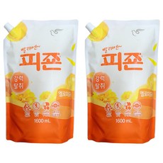 碧珍 高級衣物香氛柔軟精補充包 Yellow Mimosa, 1.6L, 2包