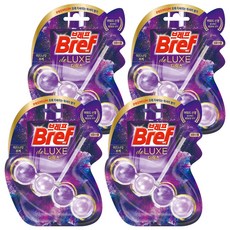 브레프 디럭스 변기 세정제 미드나잇 부케, 50g, 4개