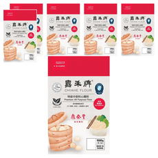 嘉禾牌 特級中筋粉心麵粉 1kg*6包 (適用於饅頭、包子、麵條)