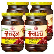 Pack_오뚜기 꿀대추차, 1개입, 4개, 500g