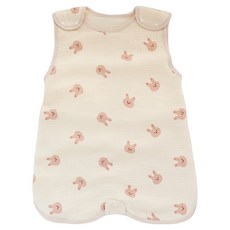 愛北鼻之家 棉花糖背心式防踢被, 1入, 米色 + 粉色