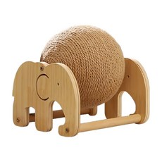 毛皇上 吉象貓抓球 小號 劍麻繩編織 貓咪/狗狗等寵物通用, 1個