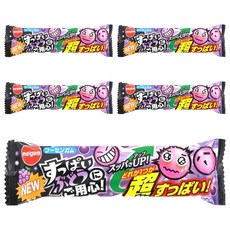 meigum 小心酸葡萄味口香糖, 5個, 11.4g