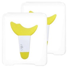 Nillo 3in1 睫毛膏眼線輔助器, 黃色, 2個