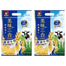 QUAKER 桂格 美味三合一麥片 嚴選牛乳 10包, 28g, 2袋