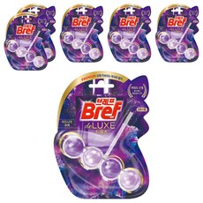 Bref 妙力 豪華馬桶清潔劑 午夜花香, 50g, 6個