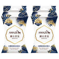 AMAZE 森林擴香 礦石香氛包 3包, 白麝香琥珀淡香水, 60g, 2盒