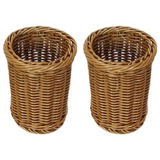 韓國 Good Friend 藤編籃, 單一顏色, 2個