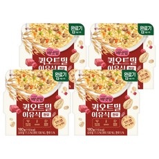 韓國 ivenet 孩童即食副食品燕麥 12個月以上適用, 4個, 180g, 韓牛口味