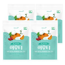 티트리트 여우티 팥호박차, 1.55g, 20개입, 4개