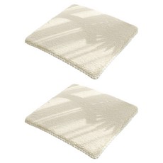 Market Pio 簡約素色防滑方形坐墊 2入