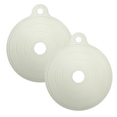 소노리떼 실리콘 인덕션 보호매트 웨이브 대형 22cm, 아이보리, 2개