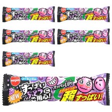 meigum 小心酸葡萄味口香糖, 6個, 11.4g