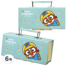 위드뽀로로 비밀지함 필통, 뽀로로, 6개