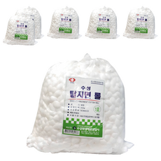 수성 탈지면 롤 볼형 1호, 1개입, 6개