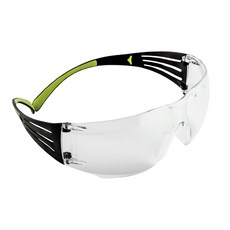 3M 防霧抗刮 安全護目鏡 紫外線濾光鏡, 透明色 + 黑色 + 綠色, 1個
