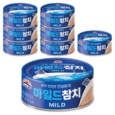 사조 마일드 참치 안심따개, 85g, 8개