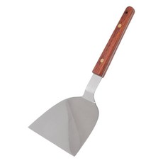 鐵板燒平鏟 75T, 銀色 + 棕色, 1支