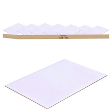 Wonjin 白色硬紙板 1T, 4開, 10張