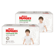 HUGGIES 好奇 棉質褲型尿布 男童, L, 88片