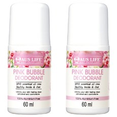 AUS LIFE 澳思萊 粉紅綠茶體香劑 清新舒爽 告別汗味, 60ml, 2瓶