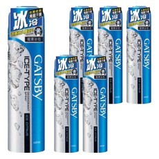 GATSBy 冰漩爽身噴霧 極凍冰橙, 216ml, 6瓶